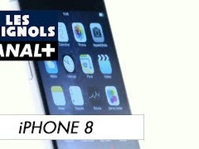 Les Guignols: Parodie de l’I-Phone 8